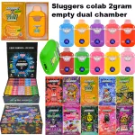 Wholesale empty 2g disposable vape Sluggers hit x whole melt collab wiith LED screen