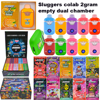 Sluggers Hit x 10 Brands 2g Disposable Vape Pen With LED Screen 01