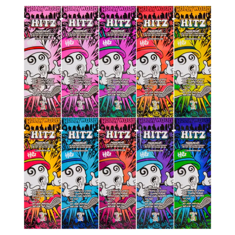 Wholesale cbd hitz gen6 empty 2000mg disposable vape with digital screen 10 strains