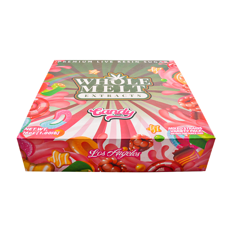 USA STOCK Whole melt extracts live resin sugar empty glass jars 16 strains 1OZ baller 