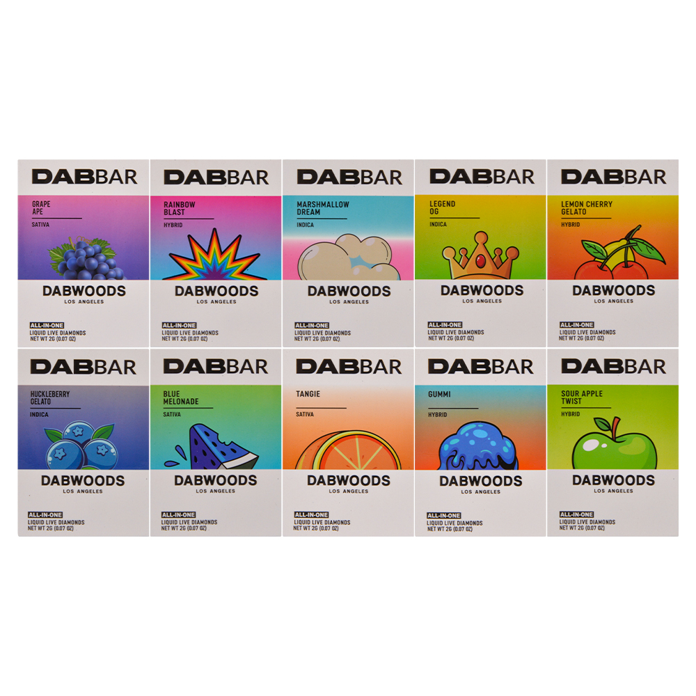 Newest Dabwoods 2.0 Dab Bar 2G Disposable Vape Pen