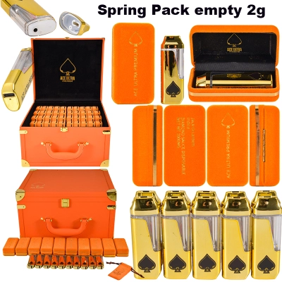 USA Stock Ace Ultra Premium Spring Edition Orange 2G Disposable Vape Pen 500pcs/Lot 01