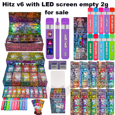 Wholesale hitz disposable empty 2000mg 2grams hitz cart gen6 live resin sugar x liquid diamonds  01