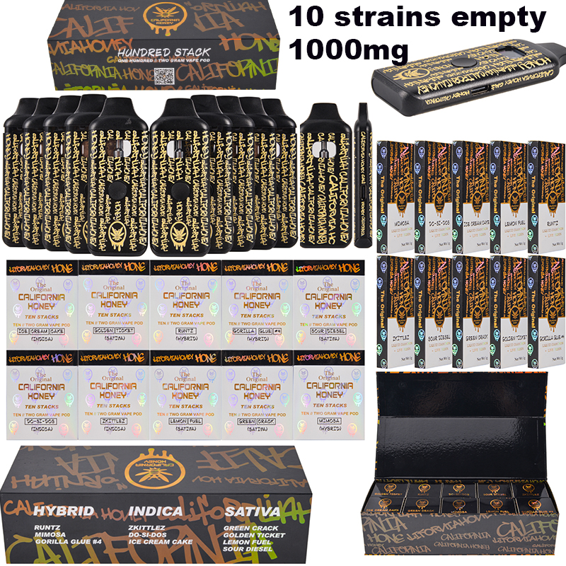California Honey 1ml Empty Disposable Vape Pens Rechargeable
