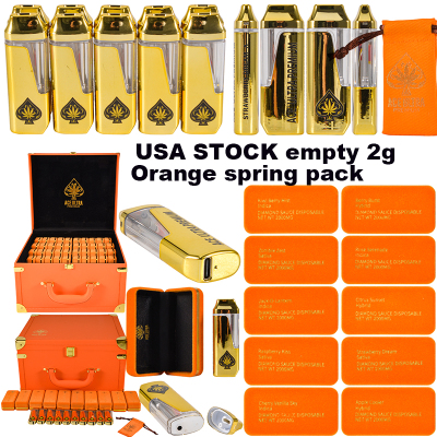Orange Ace Ultra Premium 2g disposable 10 strains empty Vape Pens 01
