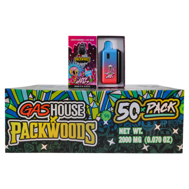 USA STOCK New Gas House Packwoods 2G Disposable 2000mg 2gram 2ml empty THC vape pen