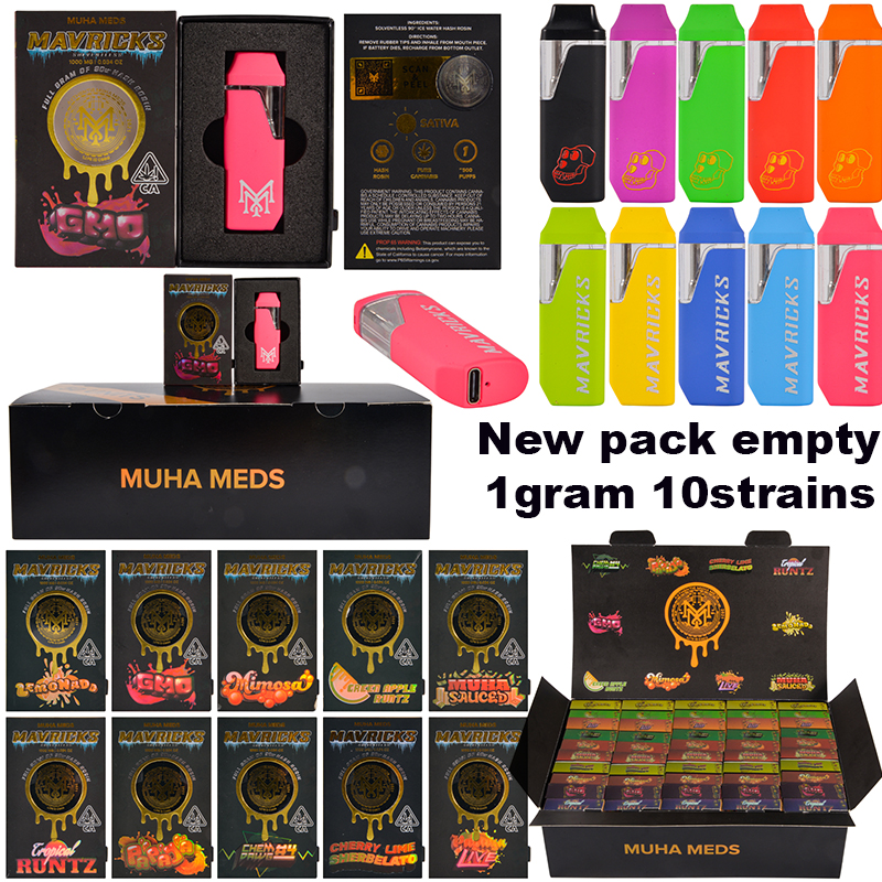 empty muha meds mavricks 1g vape
