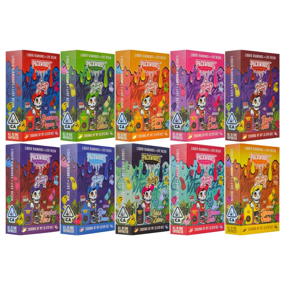 USA Stock Packwoods x Runtz V2 2G Empty Disposable Vape Pen 200pcs/Lot