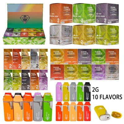 Clean Carts 2g disposables empty vape 01