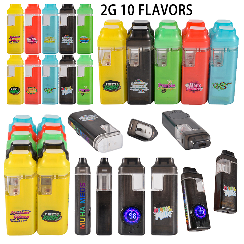 Muha meds 2g Disposable Digital Screen Vape

