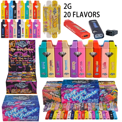 Pressure 2g 2 gram Disposable vape pens dual Chamber 01