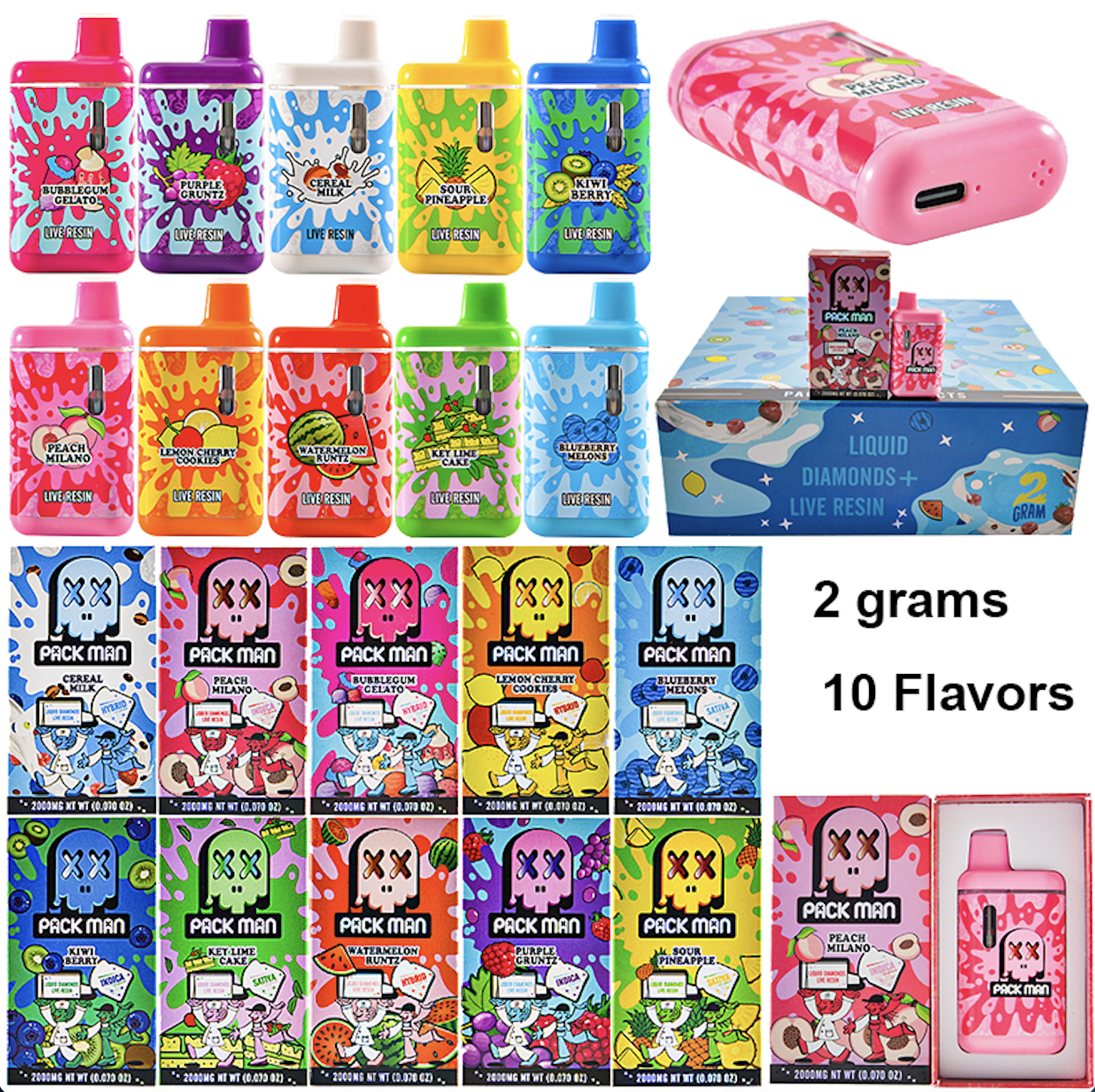 Packman Gen3 2G Disposable vape pen