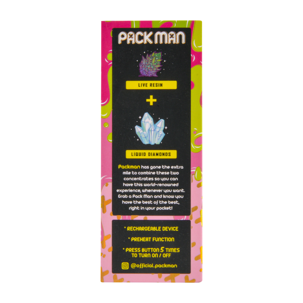 Packman Mini 1G Disposable Vape With Screen