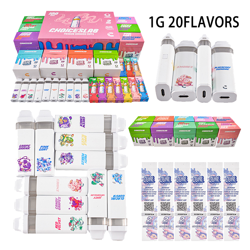 CHOICESLAB Dual Flavored Premium Vapes 1 Gram Empty
