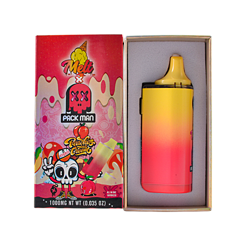 MELT + PACKMAN 1 GRAM EMPTY DISPOSABLE CARTS V2
