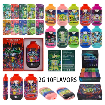 Rick And Morty 2G Dual Switch Chamber Disposable Vape Pen 01