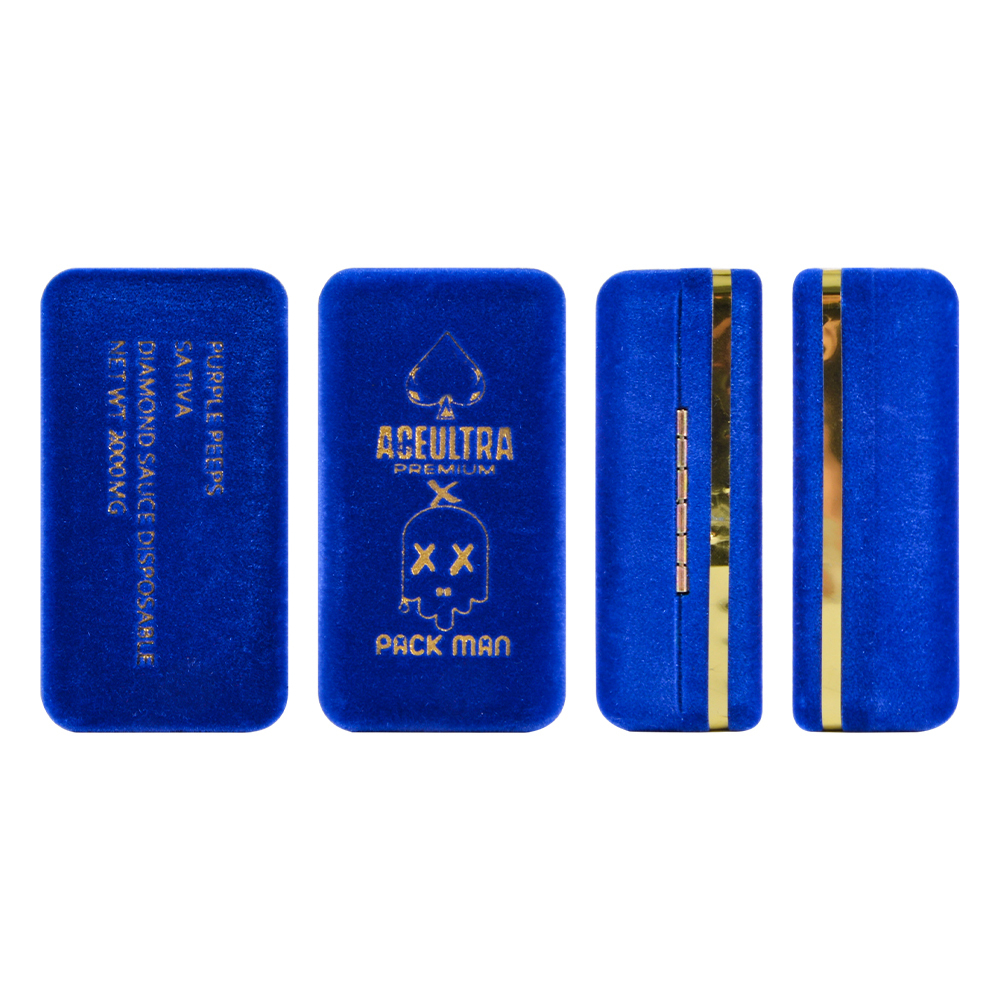 Ace Ultra Premium X Packman V2 2G Luxury Gold Disposable Vape Pen With LED Screen