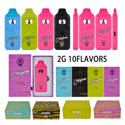 Newest California Honey 4 Colors 2G Disposable Vape Pen 01