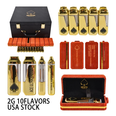 USA Stock ACE Black Edition 2G Disposable Vape Pen 500pcs/Lot 01