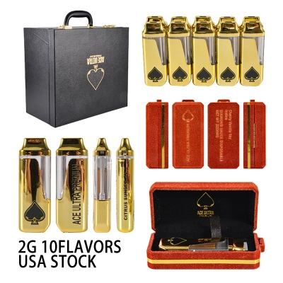 USA Warehouse ACE Black Edition 2G Disposable Vape Pen 500pcs/Lot 01
