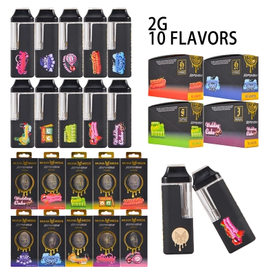 USA Warehouse New Muha Meds LED Light 2G Disposable Vape Pen 500pcs/Lot 01