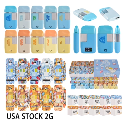 USA Stock Favorite 2G Disposable Vape Pen With LED Screen 500pcs/Lot 01