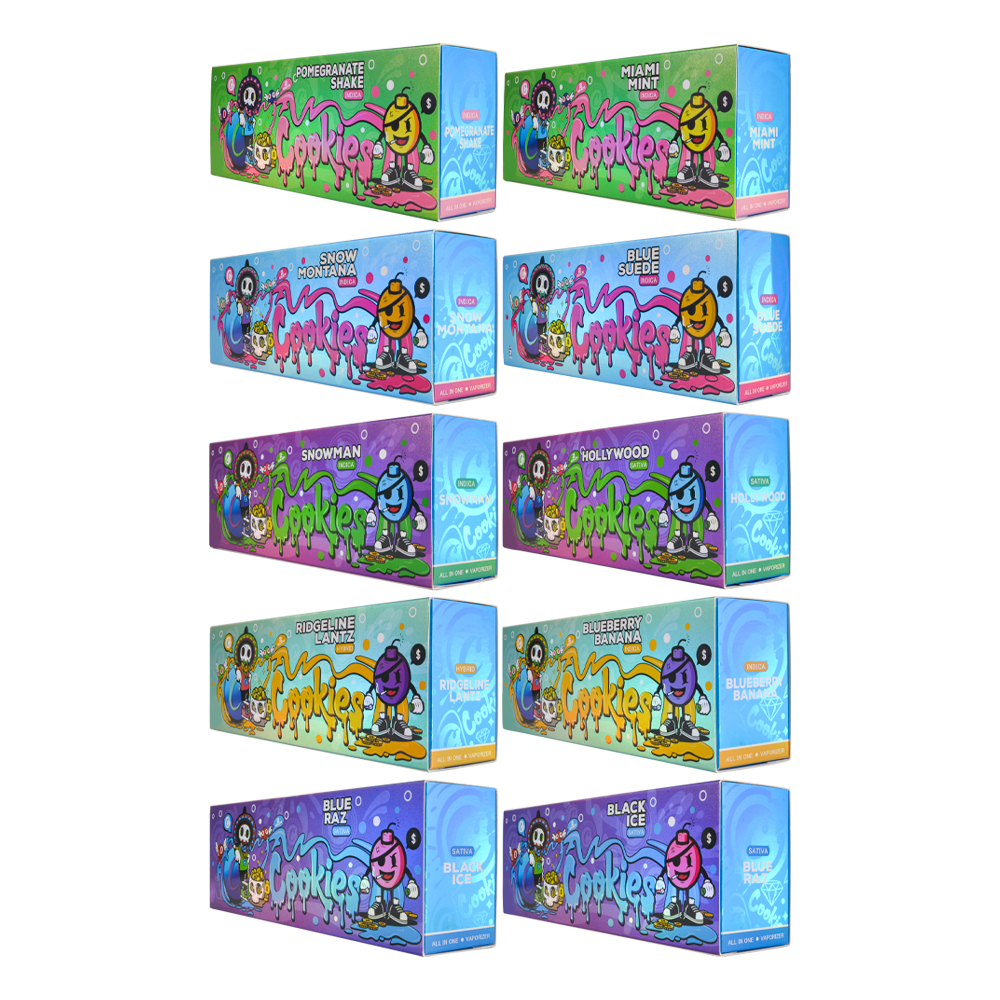 USA Stock Cookies Lemonade 2G Dual Switch Disposable Vape Pen 500pcs/Lot