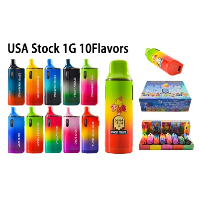 USA Stock Melt X Packman V2 1G Disposable Vape Pen 200pcs/Lot 01