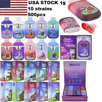 USA Warehouse Jeeter Juice 1G Disposable Vape Pen LED Screen 500pcs/Lot 01