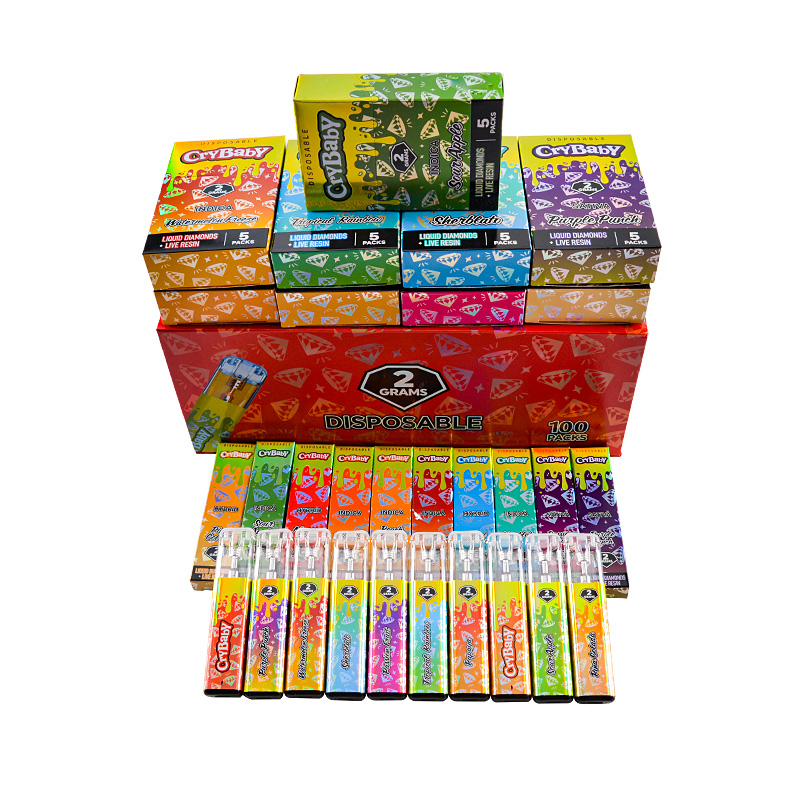 USA Warehouse Crybaby 1G Empty Disposable Vape Pen 500pcs/Lot