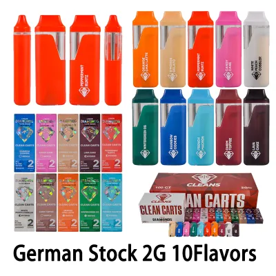 German Warehouse Clean Carts Red Edition 2G Disposable  200pcs/Lot 01