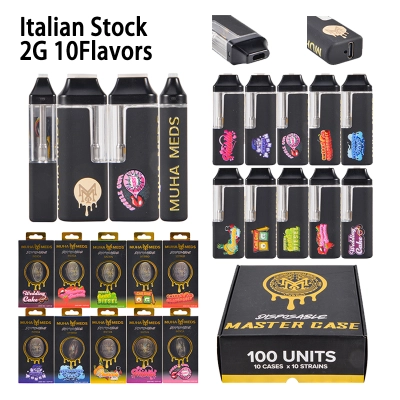Italian Stock Muha Meds Light Up 2G Disposable 200pcs/Lot 01