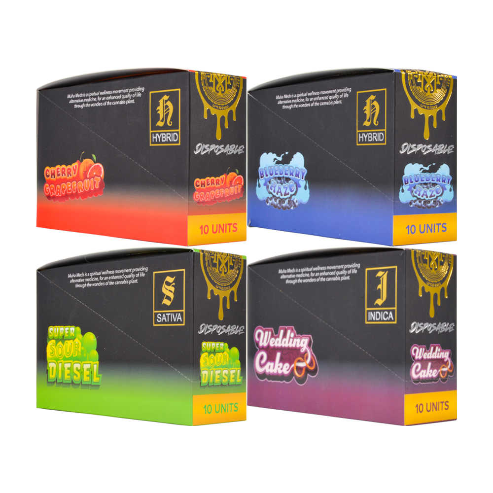 Italian Stock Muha Meds Light Up 2G Disposable 200pcs/Lot