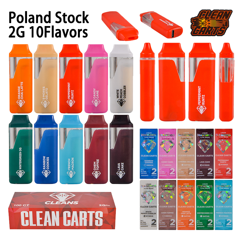 clean carts disposable 2ml
