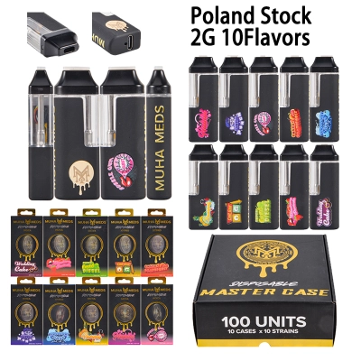 Poland Warehouse Muha Meds With LED Light 2G Disposable 200pcs/Lot 01