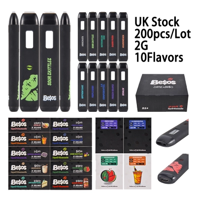 UK Warehouse Besos V4 2G Disposable 200pcs/Lot 01