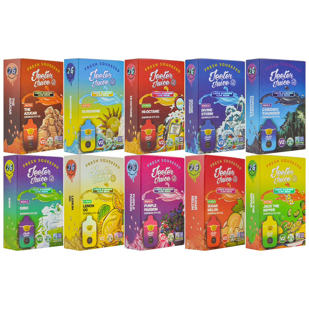 German Warehouse Jeeter Juice V2 2G Disposable 200pcs/Lot