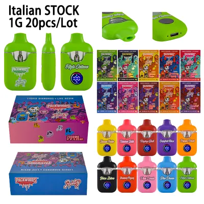 Italian Stock Packwoods x Runtz V2 1G Disposable Vape Pen 200pcs/Lot 01