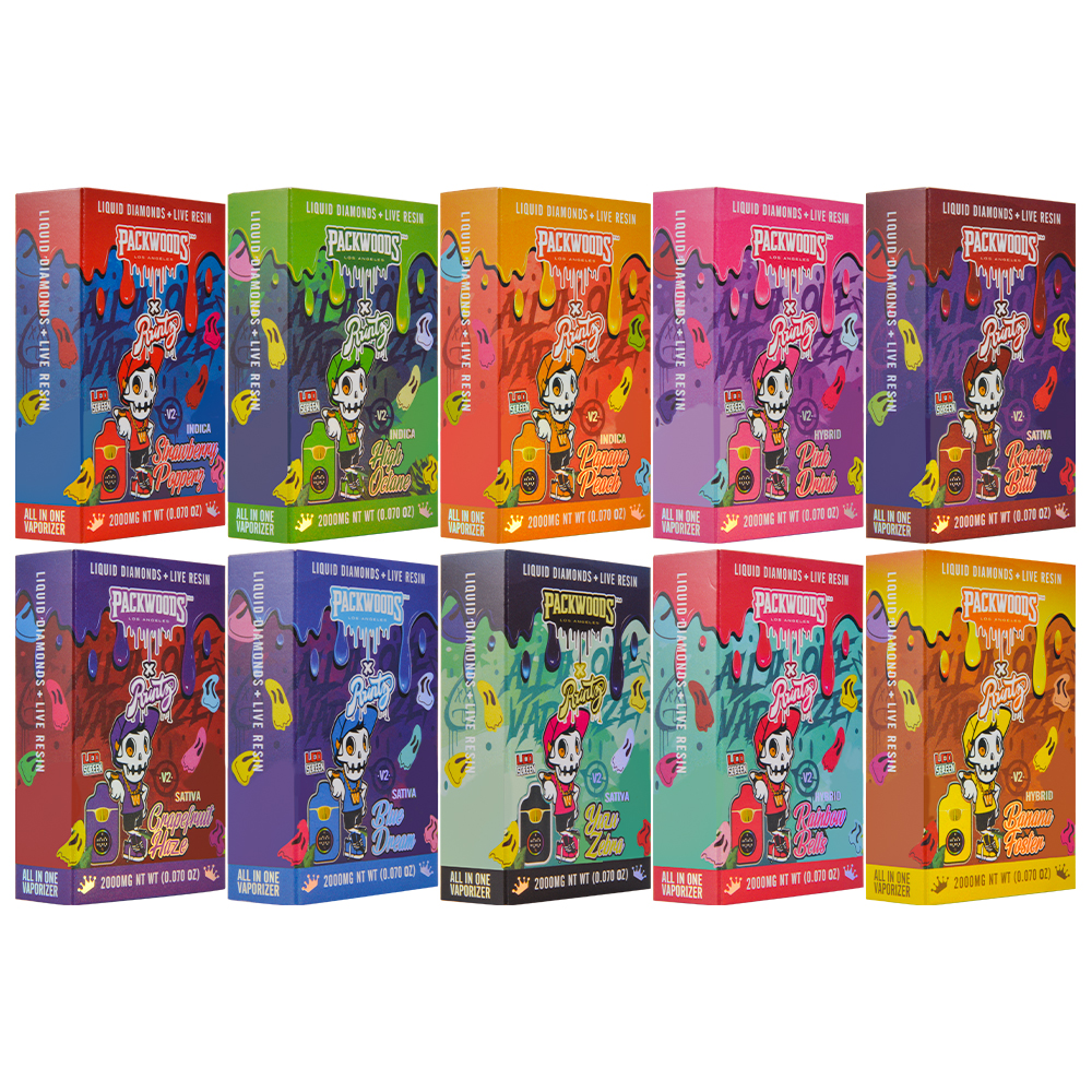 Italian Stock Packwoods x Runtz V2 1G Disposable Vape Pen 200pcs/Lot