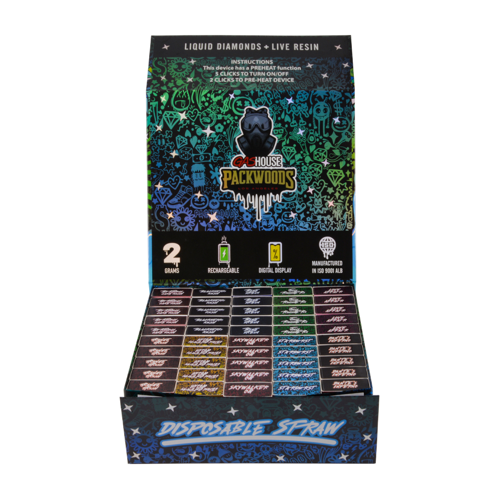 UK Stock Gas House x Packwoods V2 2G Disposable 200pcs/Lot