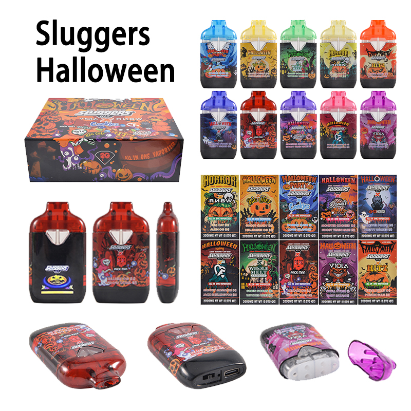 USA Sluggers Halloween  2g Dual Chamber Disposable Vape 500pcs/Lot