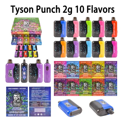 USA Stock Tyson Punch 2g Disposable Vape Pen 200pcs/Lot 01