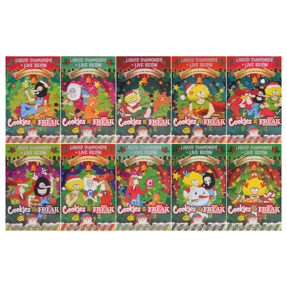 Cookies & The Freak Brothers 2g Christmas Disposable Vape