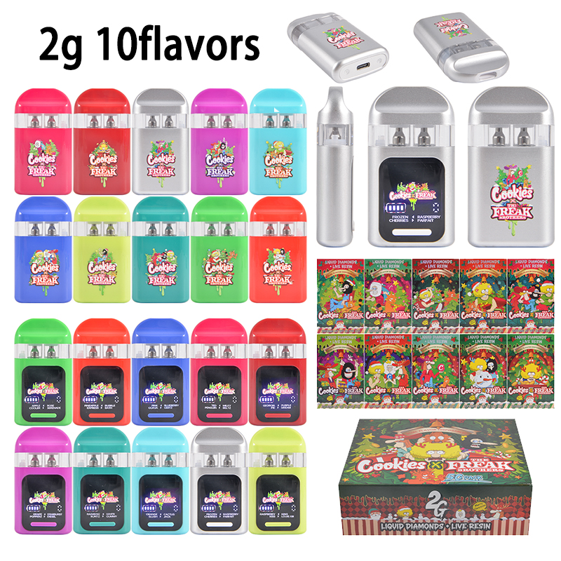 Cookies Freak Brothers 2g Christmas disposable vape
