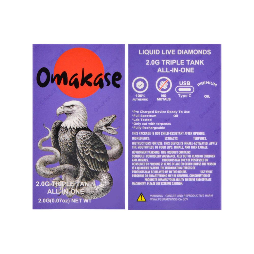 USA Stock Omakase 1.8g Disposable Vape Pen