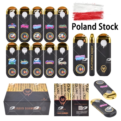 Poland Stock California Honey 2ml Round Screen Disposable Vape Pen 01