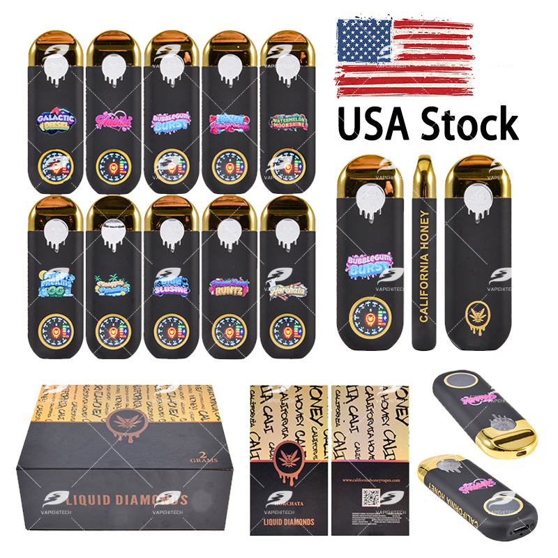 USA stock California Honey 2ml ring LCD disposable
