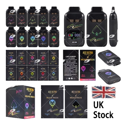 UK Stock Ace x MM 1g Dual Chamber Empty Disposable Vape Pen Screen 01