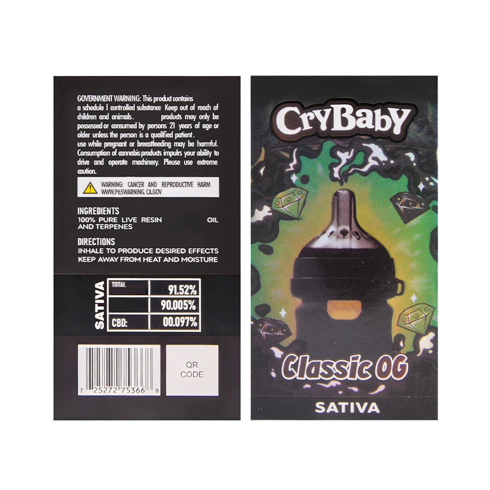 Crybaby Baby Bottle 2ml Empty Disposable Vape Pen