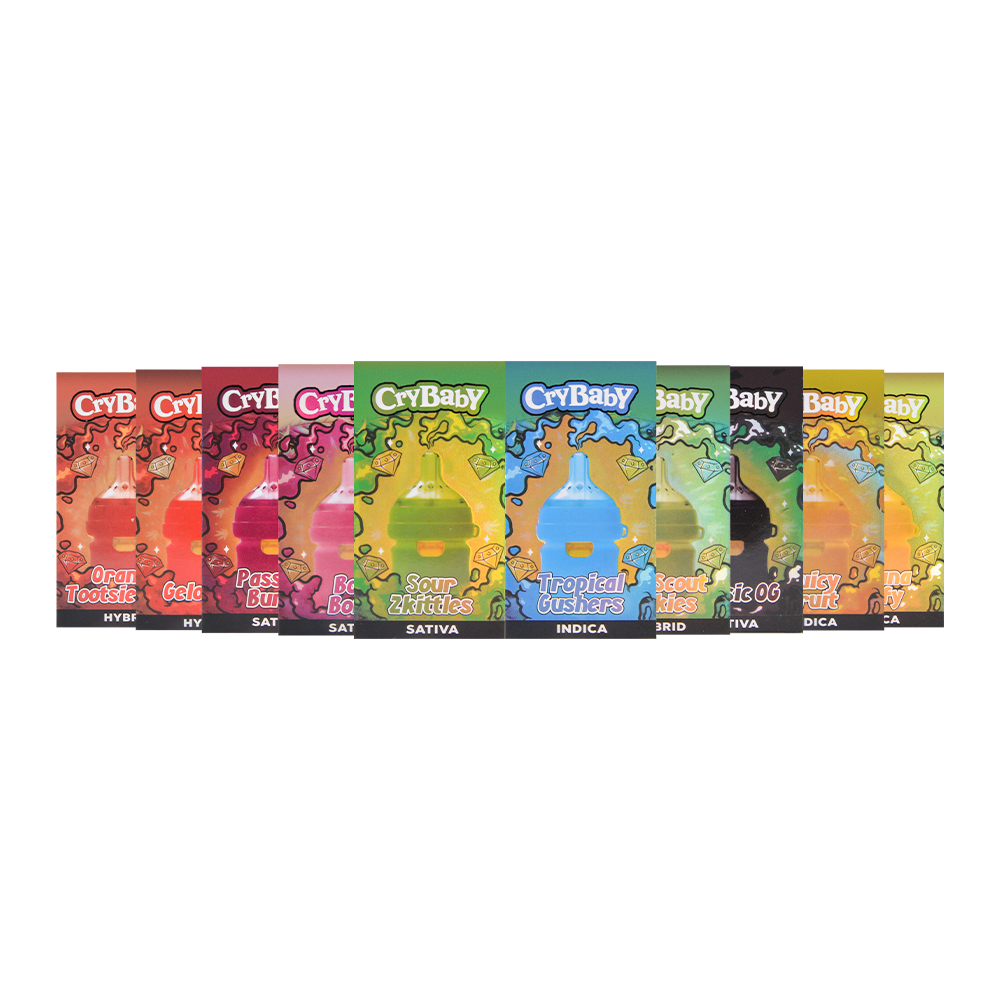 USA Stock Crybaby Baby Bottle 2g Empty Disposable Vape Pen